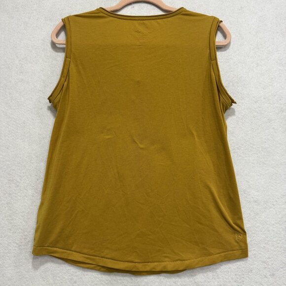 Kuhl Tank Top Womens Medium Yellow Mustard Recycled Polyester Spandex 20S 8454 - Picture 9 of 11